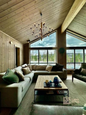 Idyllic cabin with great view right by the slopes